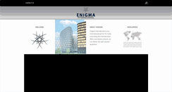 Desktop Screenshot of enigmainternational.com